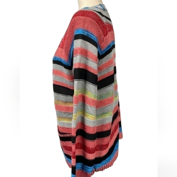 Multi-Color Cardigan size large made with ❤️ - Picture 4 of 11